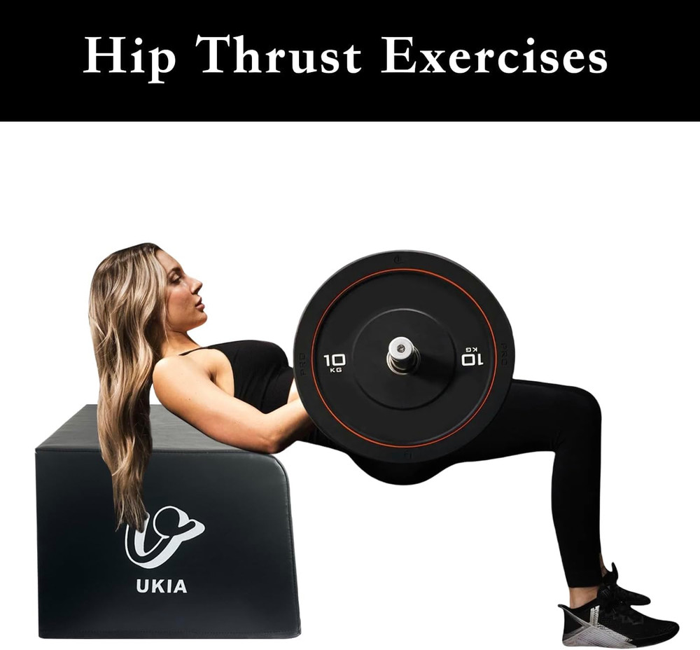 Versatile Hip Thrust Bench - Total Body Workout Machine for Glutes & More