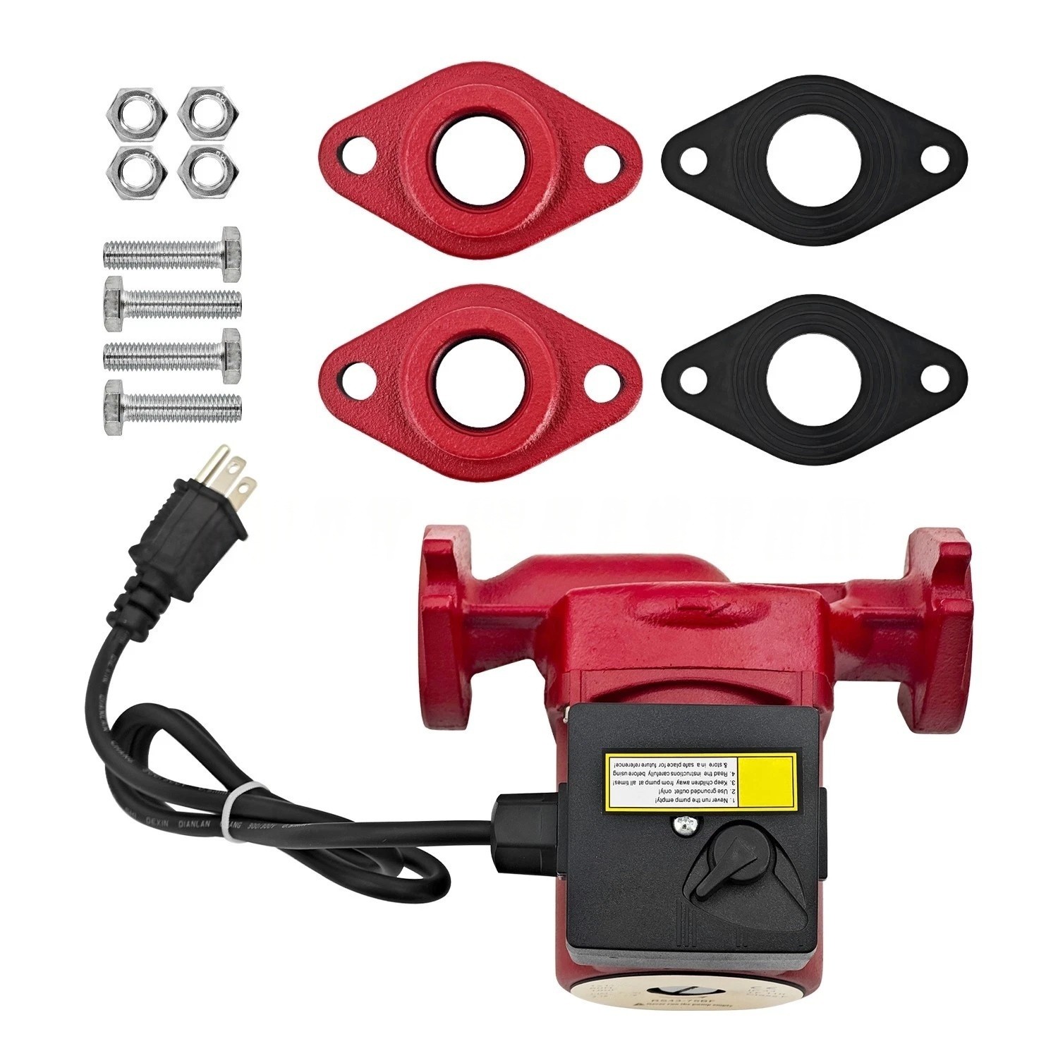 UP43-75BF Bronze Circulator Pump for Grundfos 115V 1-Speed 40.9GPM 1-1/2"Flange