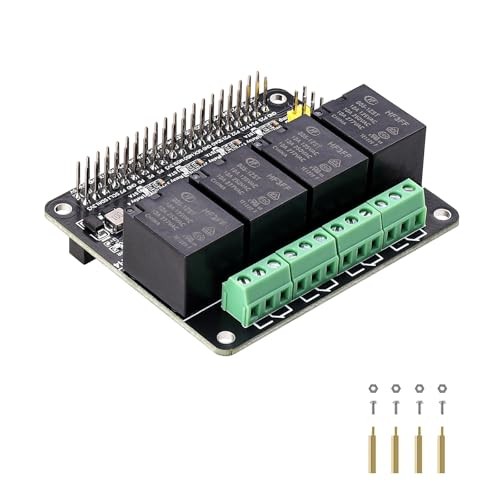 Single Board Computers 4-CH Relay HAT for Raspberry Pi - Optocoupler