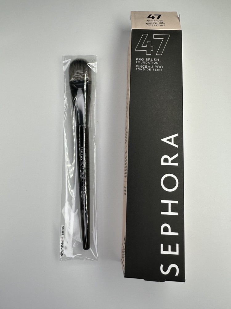 SEPHORA PRO Foundation Brush #47 – 100% Authentic Flawless Makeup Tool