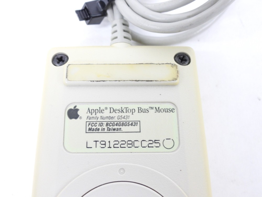 Apple G5431 Vintage Computer Desktop Bus Mouse (good condition)