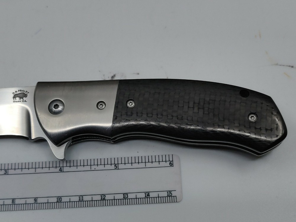 DB Fraley Torrent Flipper - custom knife EDC