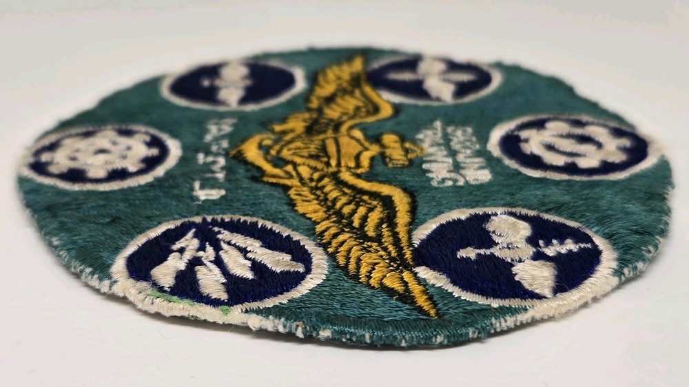 VINTAGE ORIGINAL GROUND TRAINING SAUFLEY FIELD PATCH