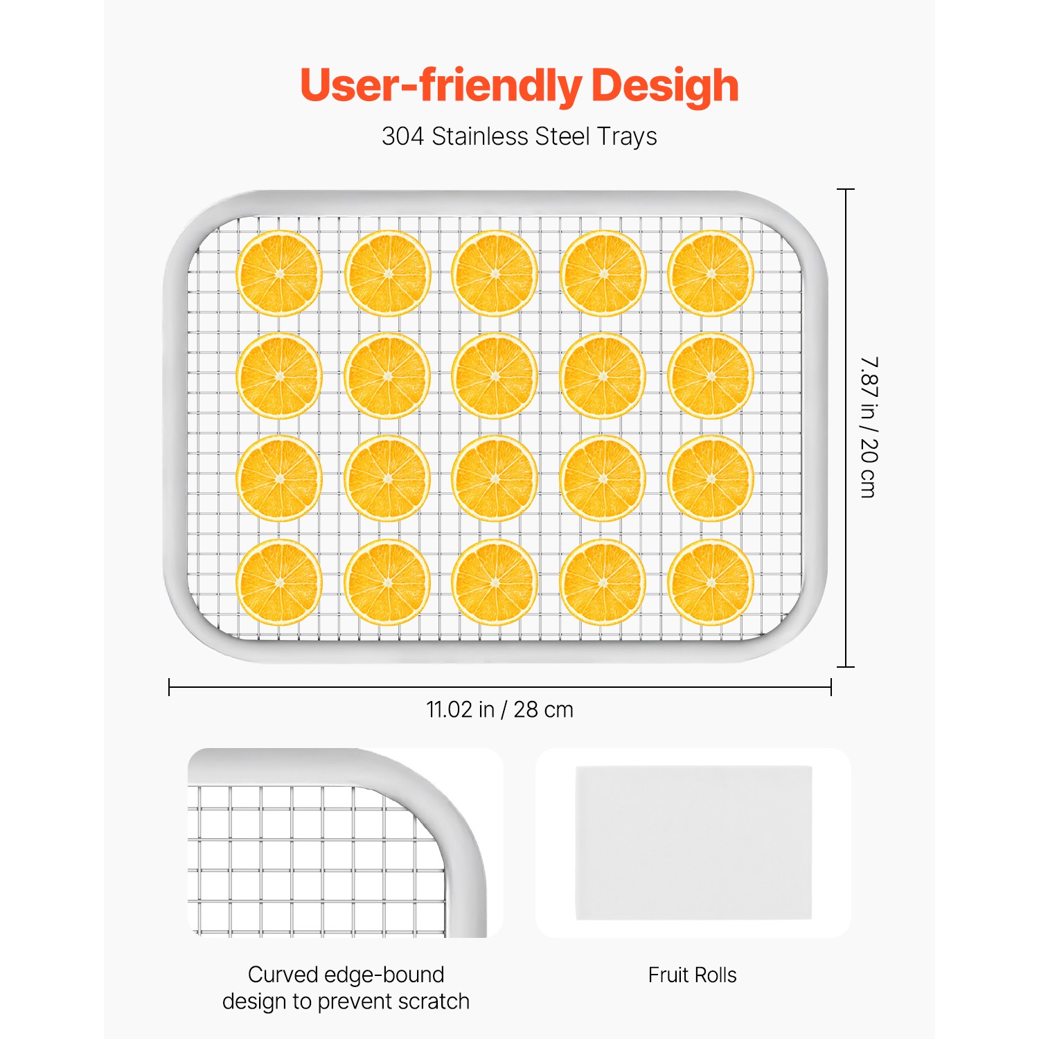 6 Trays Food Dehydrator Machine Jerky Meat Fruit Drying Timer & Temp Control