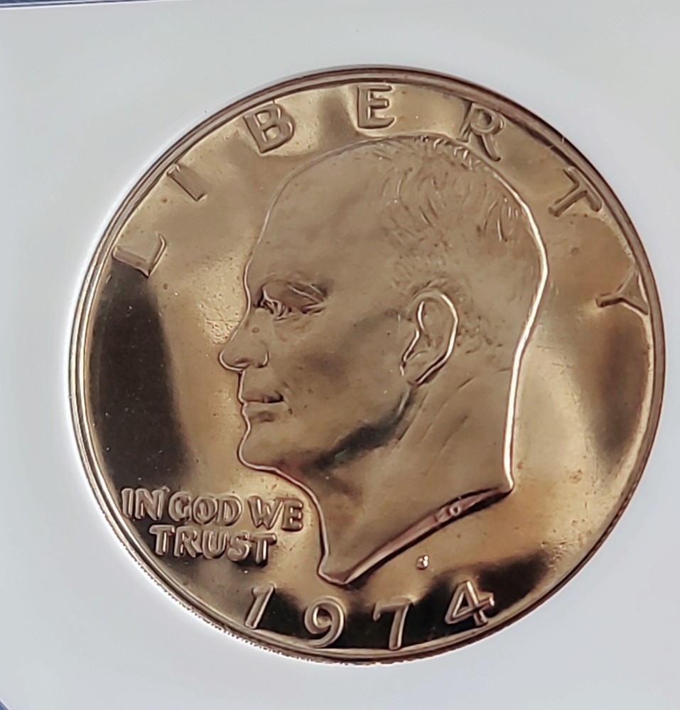 1974-S Silver Eisenhower Dollar PROOF PR70 DCAM