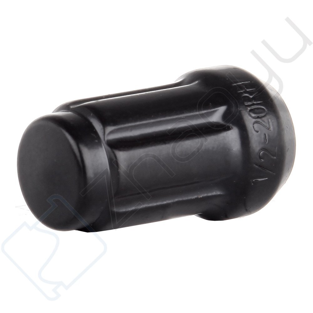 23 Set Of 1/2''-20 + 2 Key Black 6 Spline Tuner Wheel Lug Nuts For Ford Jeep