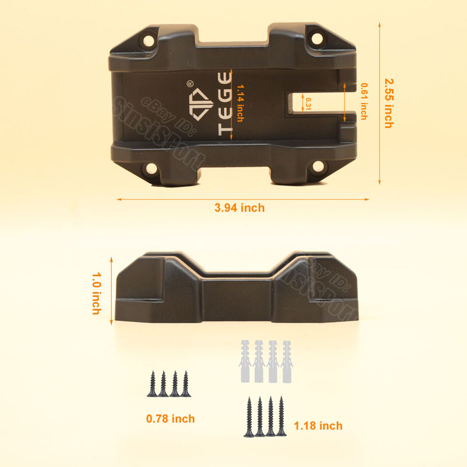 2Pcs Gun Magnetic Mount Holder 55lbs Magnet Holster Concealed in Car Wall Desk