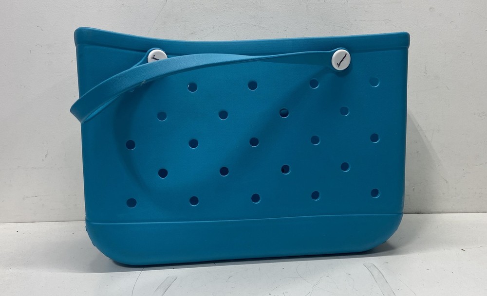 Journeyman Travel Tote Bag Teal Solid Rubber