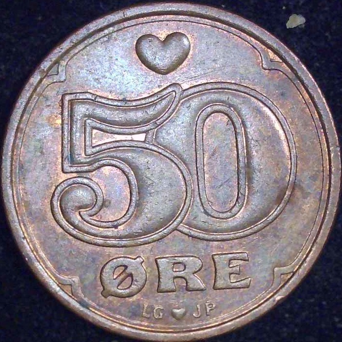 Denmark - 2001 - 50 Ore