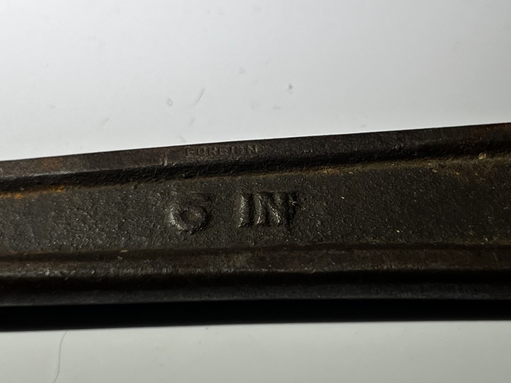 Vintage Adjustable Spanner 6” stamped “Foreign”