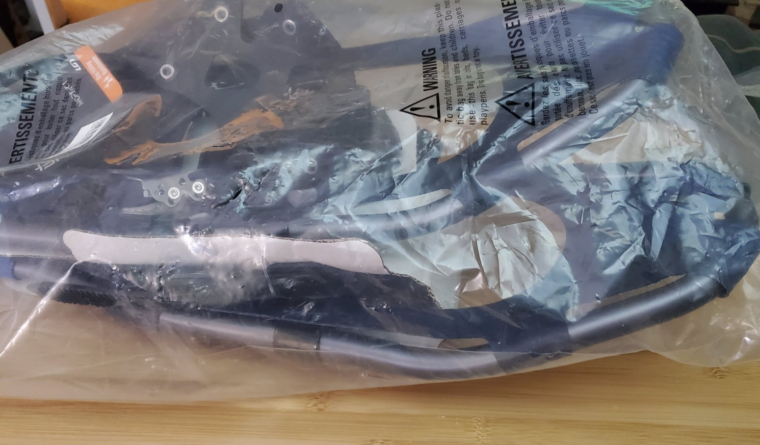 Louis Garneau Adult Nordik I Snowshoes 930 Navy Blue (User Weight 150-250lbs)