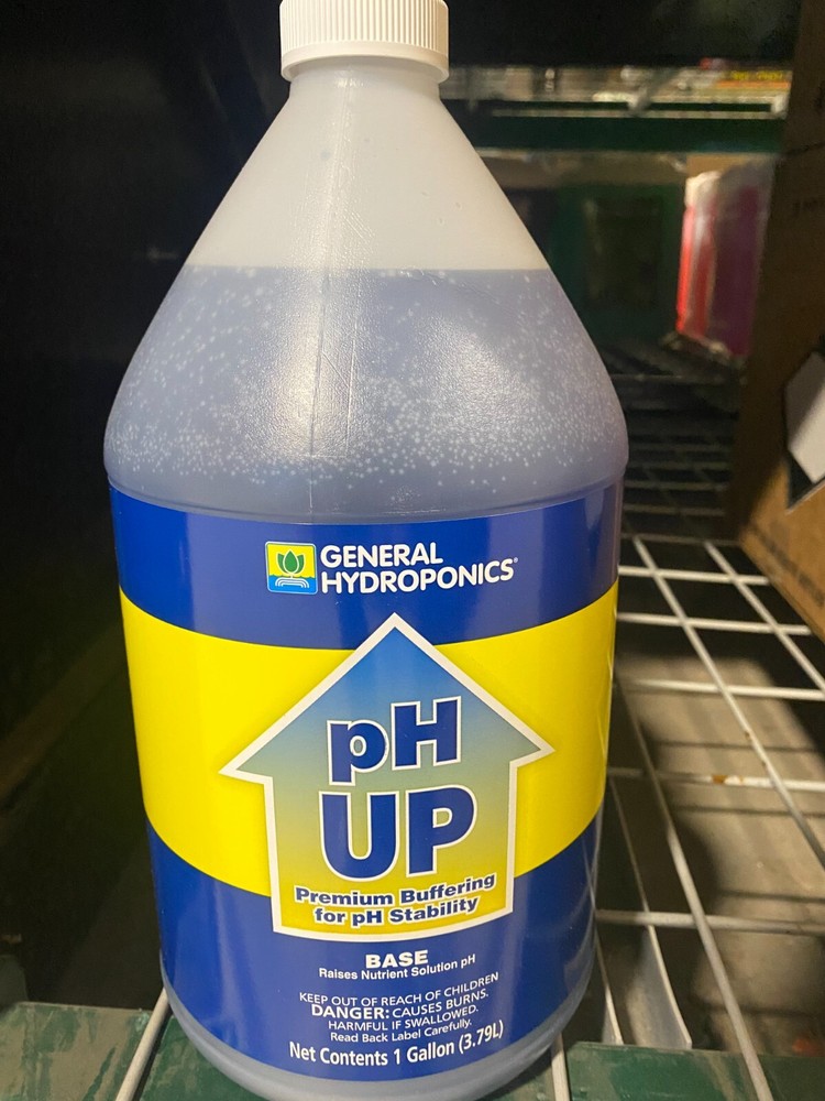 General Hydroponics pH Up 1 Gallon - buffer gh adjuster hydroponic