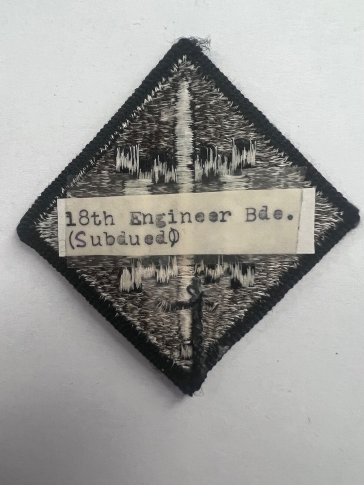 18th Engineer Brigade Subdued US Army Patch