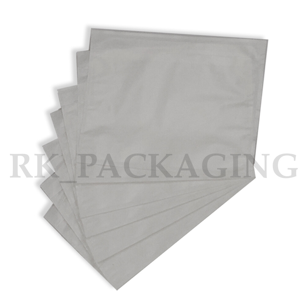 Document Enclosed Wallets A6 A5 A7 Plain Self Adhesive Sticky Pouches Slips New