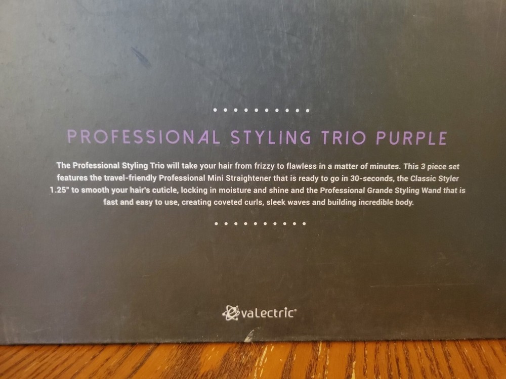 Evalectric 100% Ceramic Flat Iron, Wand, and Mini Iron