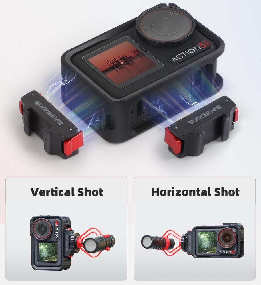 Magnetic Cold Shoe Adapter for DJI Osmo 360