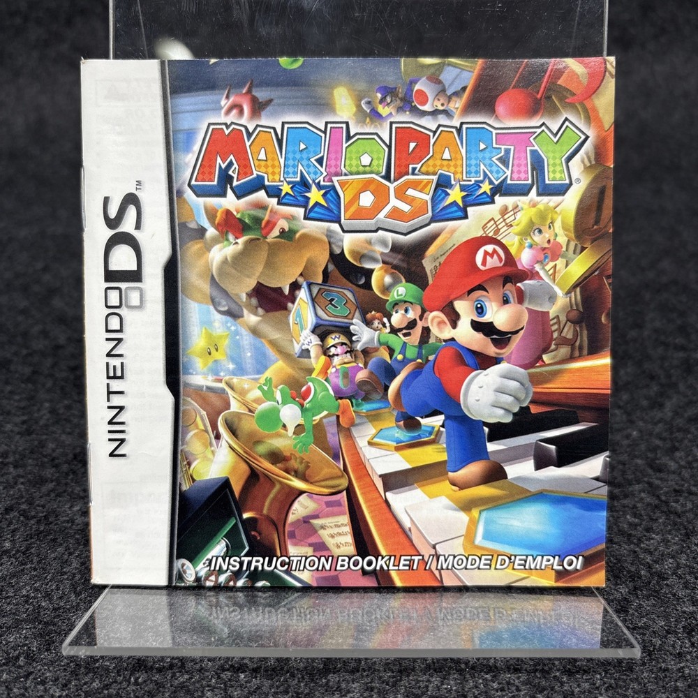 5 DS Mario Games Case And Manual ONLY Bundle - Authentic Great Condition