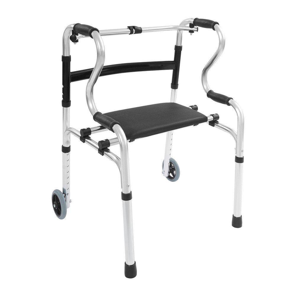 Adjustable Walker Foldable Walker Seniors Foldable Stand Up Walker 220.46 lbs