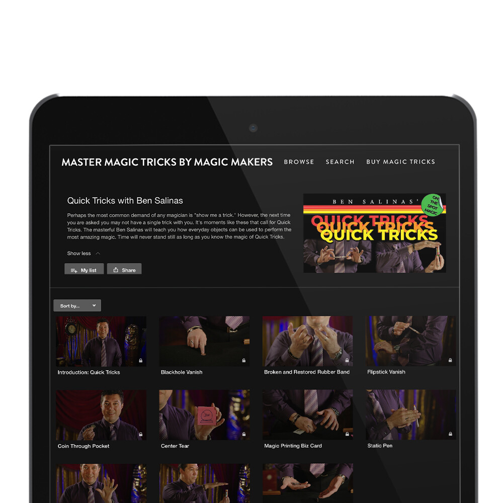 Quick Tricks with Ben Salinas