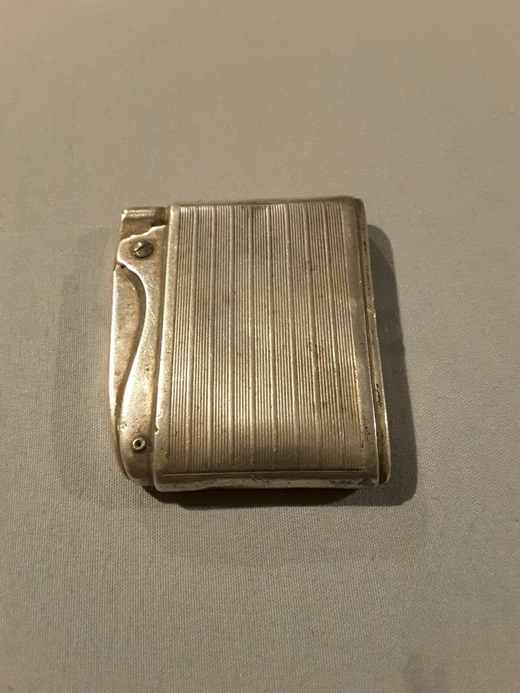 Vintage RONSON ADONIS NON Monogramed STERLING SILVER Cigarette Lighter