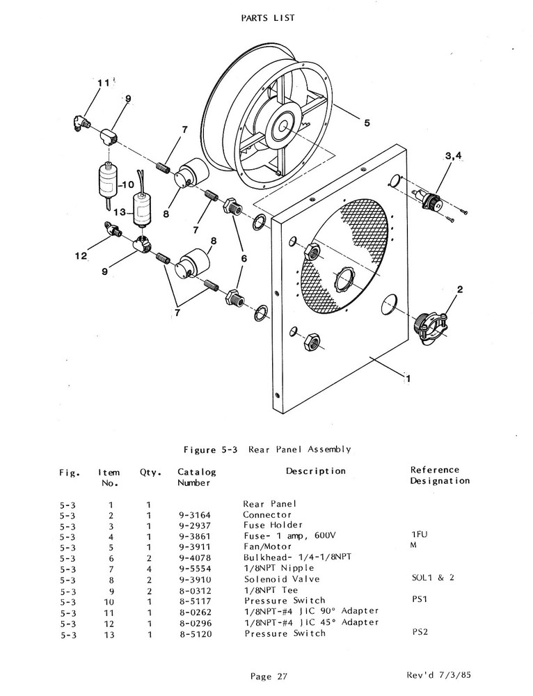 Thermal Dynamics PAK 5 Plasma Cutter Instruction & Servicing Manual *971