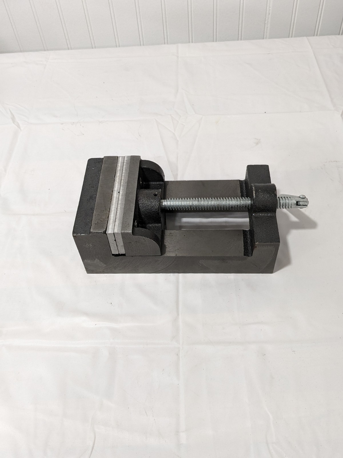 Horizontal Drill Press Vise: 4-1/2" Jaw Width, 3-3/4" Jaw Opening 428-7404