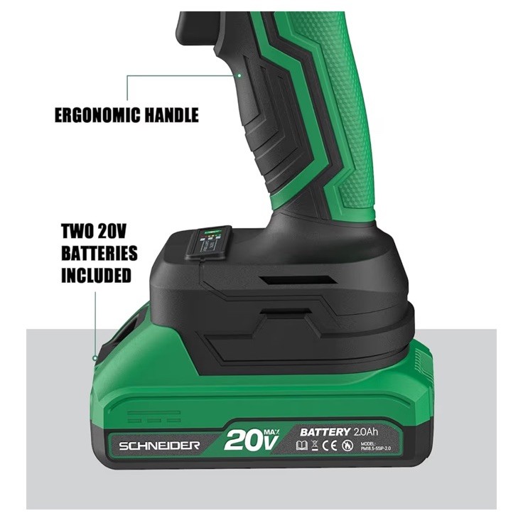 SCHNEIDER 20V MAX CORDLESS DRILL DRIVER