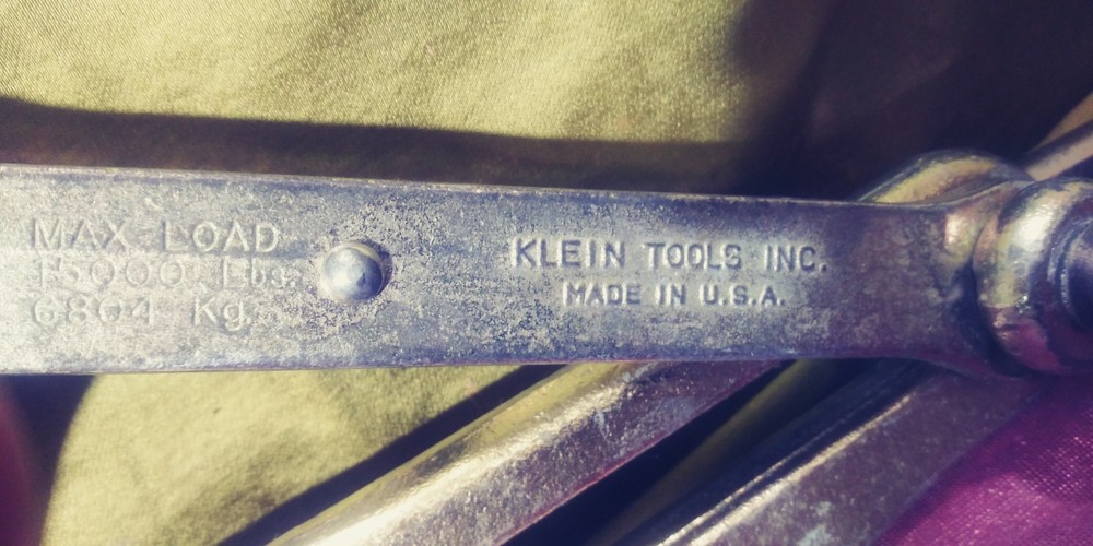 Klein 1628-18 15,000lb Guy Wire Cable Grip Puller
