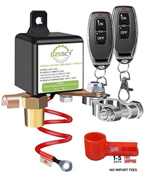 Remote Battery Disconnect Switch 12v 250A - Upgrade Prevent 250A Standard