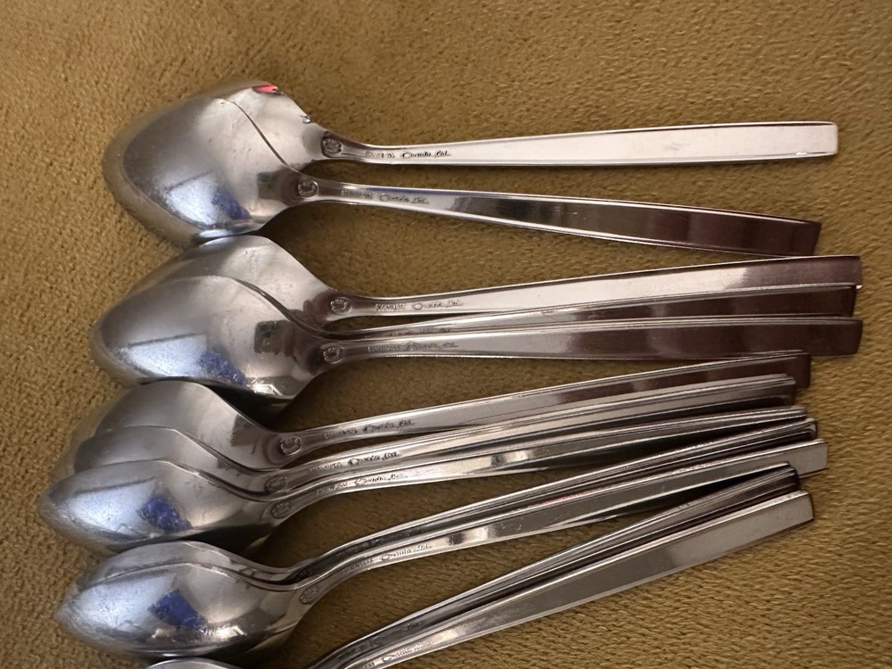 (12) Teaspoons Oneida MELISSA Stainless Flatware