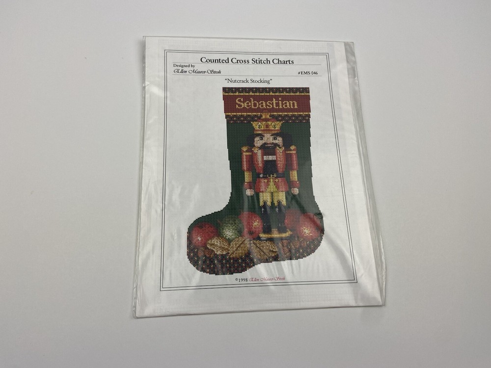 Witchelt imports Nutcrack Stocking cross stitch Pattern Ellen Maurer Stroh