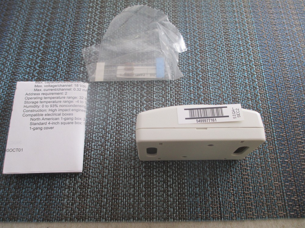 Edwards SIGA-SEC2 Dual Input Security Module NEW!