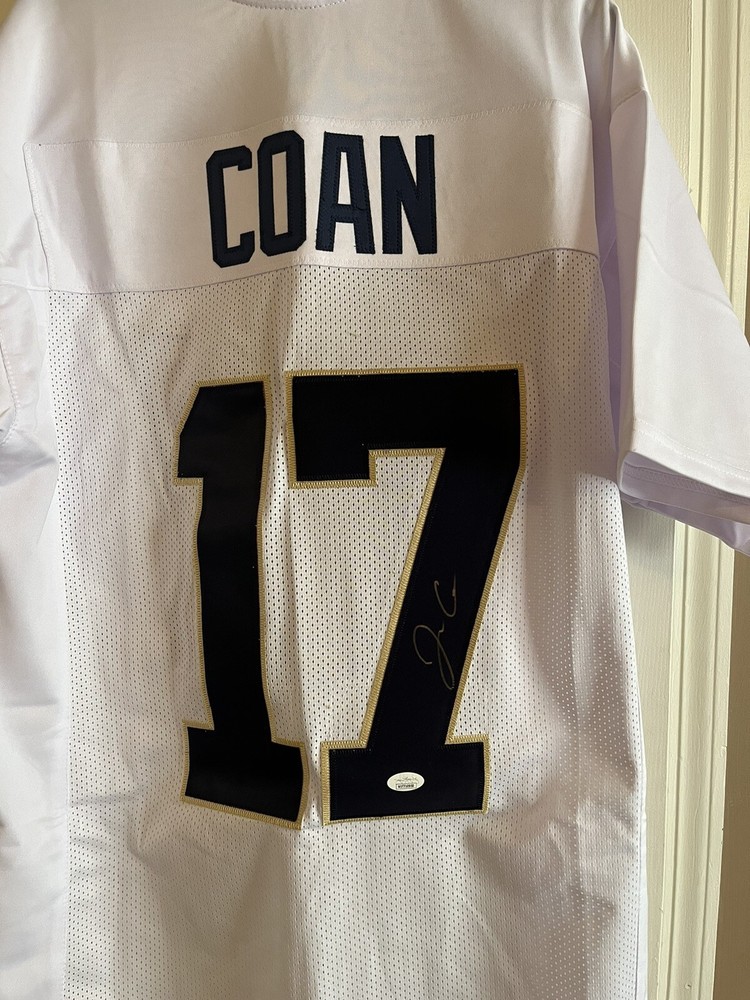 Jack Coan Signed New Orleans Saints Cusrom Jersey JSA COA