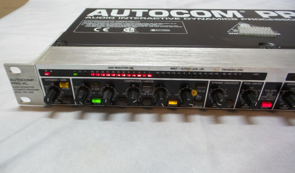 Behringer MDX1600 Autocom Pro-XL Audio Interactive Processor - USED/WORKS