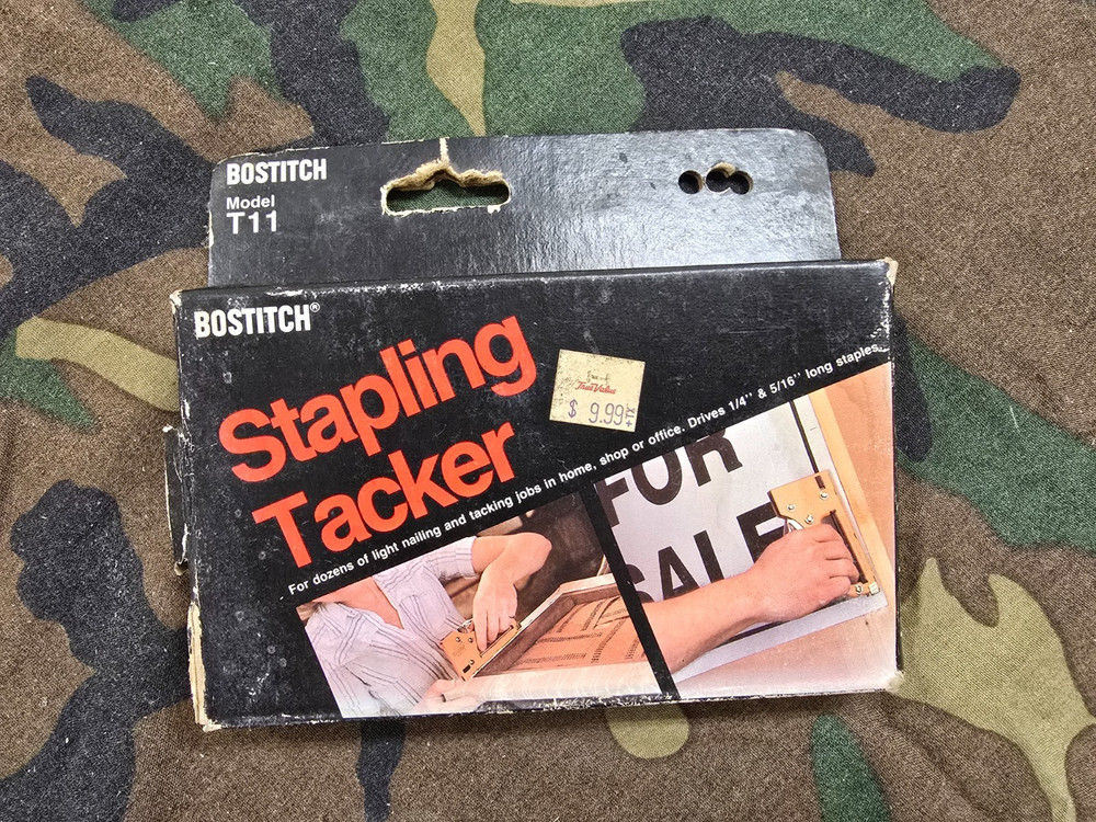 Vintage Bostitch Tack - Stapling Tacker Model T 11