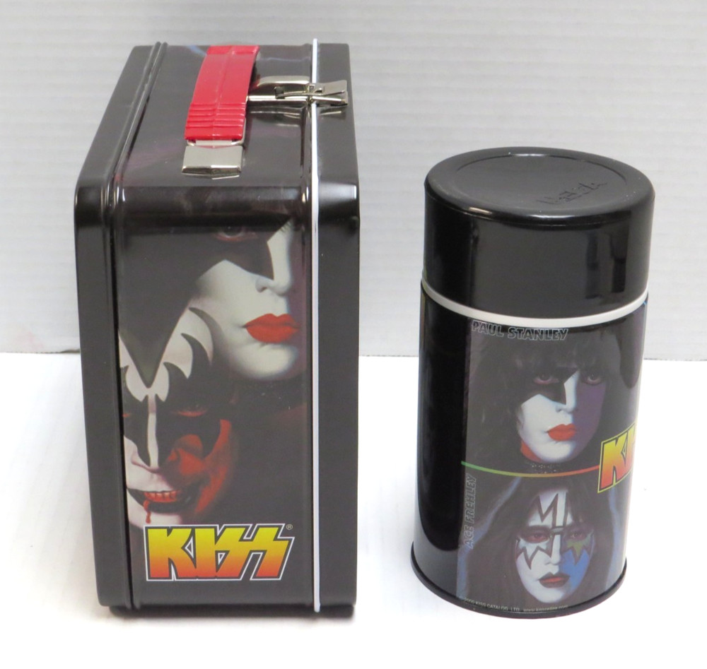 KISS SOLO ALBUMS LUNCHBOX AND THERMOS NECA 2000 UNUSED