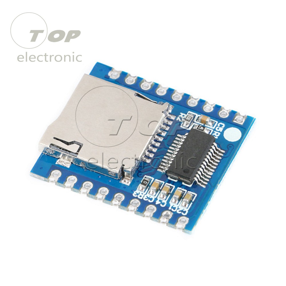 Serial Voice Control Module MCU IO Control SD/TF Card MP3 Sound Module