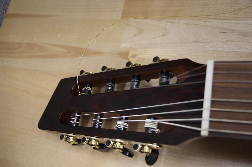 Agile Renaissance 8-String Classical Nylon Acoustic-Electric Guitar 82527 *READ*