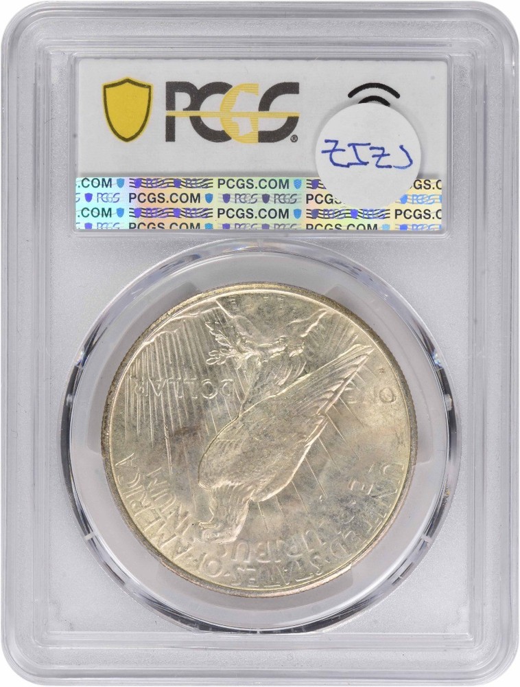 1935-S Peace Silver Dollar MS63 PCGS