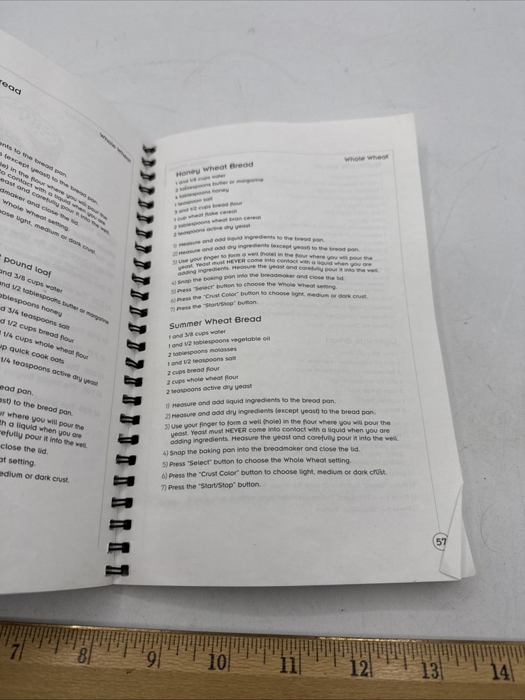 Oster 2 Lb.Expressbake Bread Machine User Manual &Bread Recipes