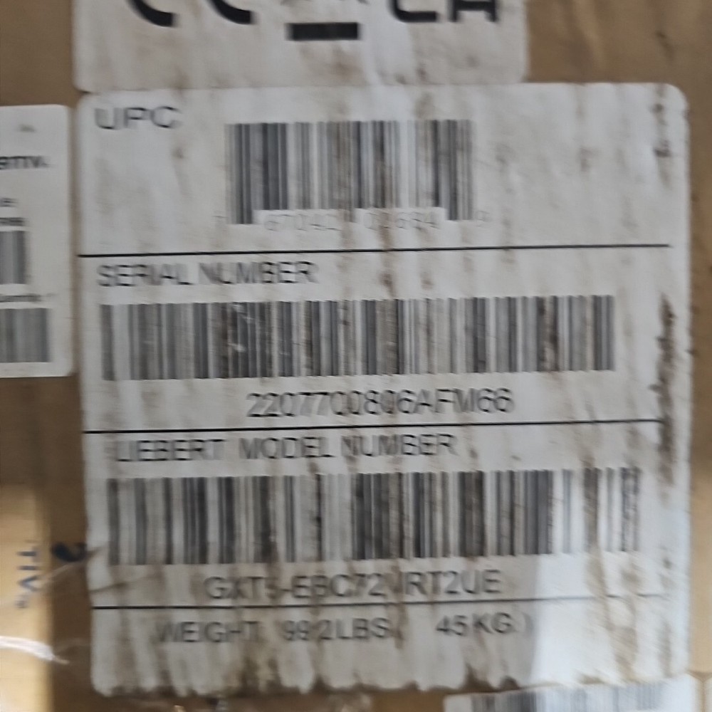 Vertiv Liebert GXT5EBC72VRT2UE 72V External Battery Cabinet, OPEN