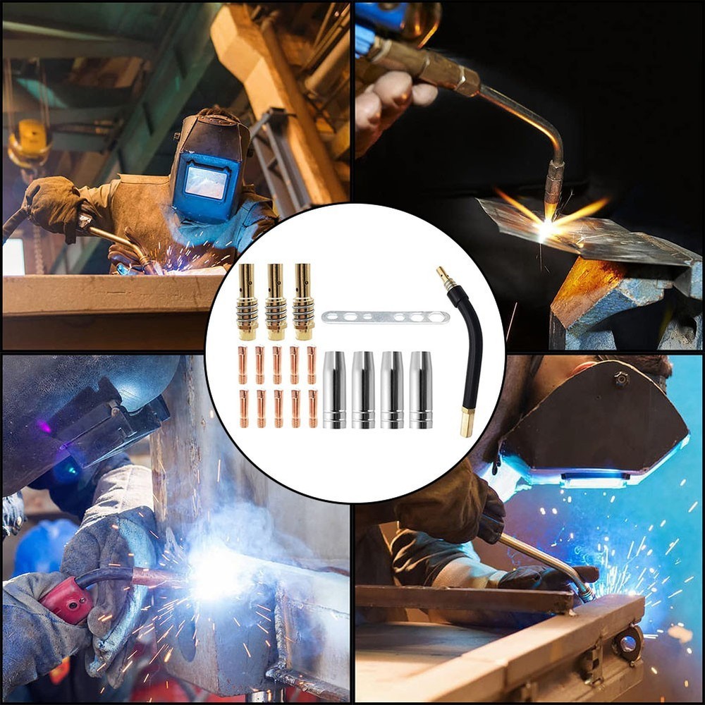 Multi Model Compatible Welding Torch Nozzle Set with Easy Use Features