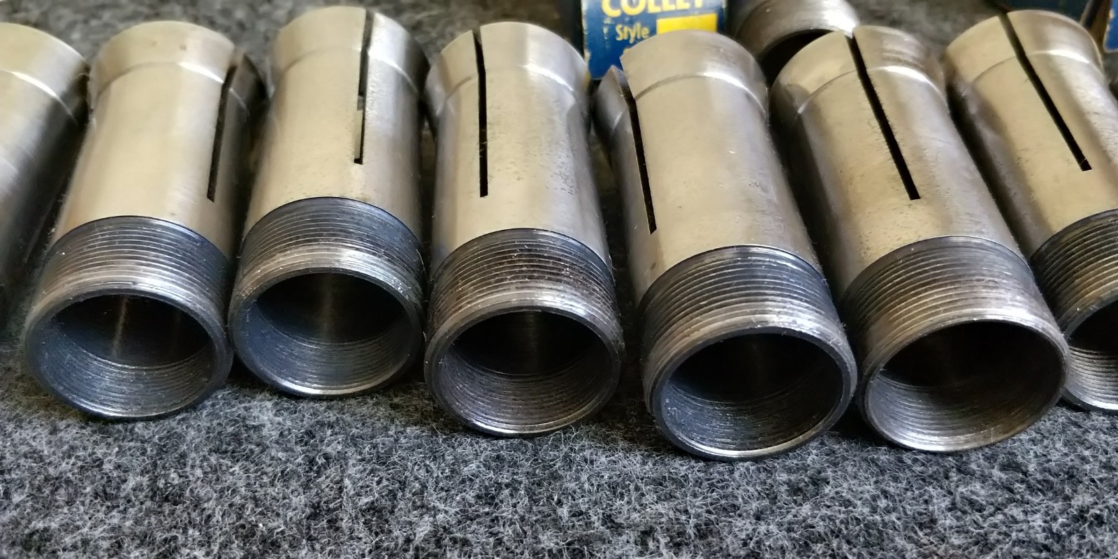 DoALL (Royal) 5C Round Collet Set 10 piece 3/16 - 1"