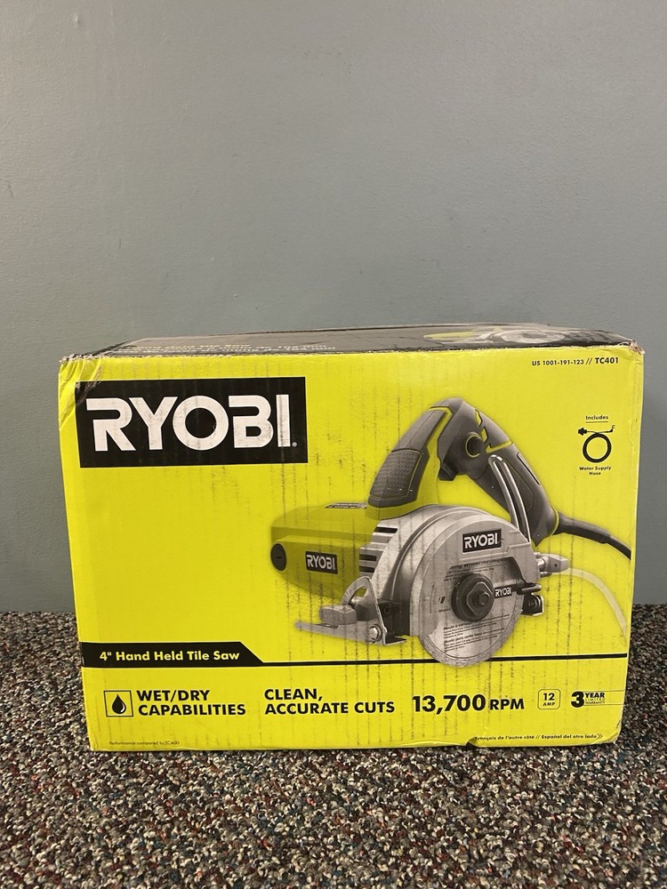 (NEW) RYOBI "4" HAND HELD TILE SAW.