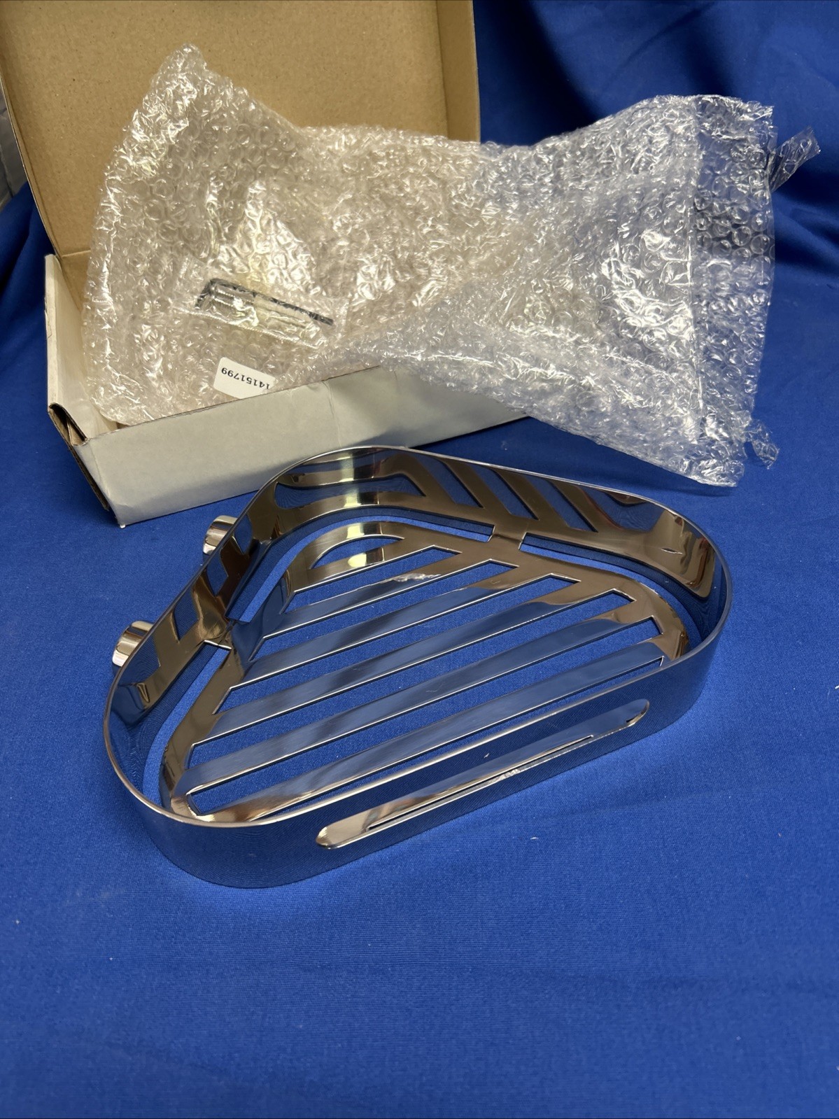 Sonia 141517 8.875" Wall Mount Corner Shower Wire Basket in Polished Stainless