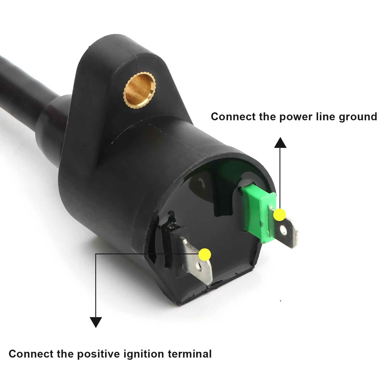 NIBBI Ignition Coil For GY6 50cc-250cc QMJ/QMI157 Go-Karts Mopeds ATV Dirt Bike