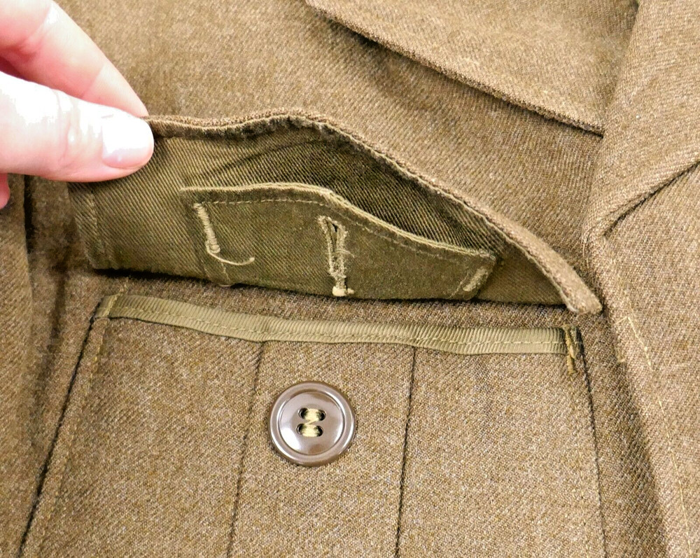 US Air Force Post-WWII IKE Jacket German Made Patch Ribbon