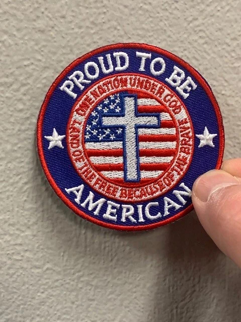 Proud to be American patch