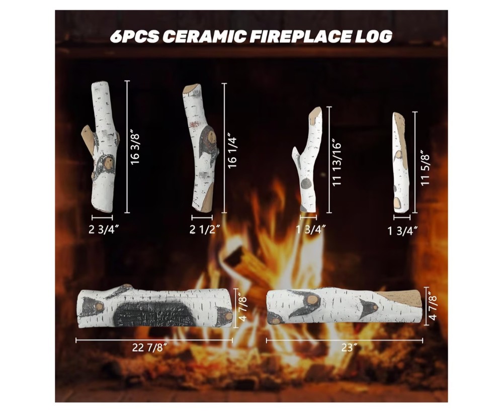 Candana Ceramic Gas Logs