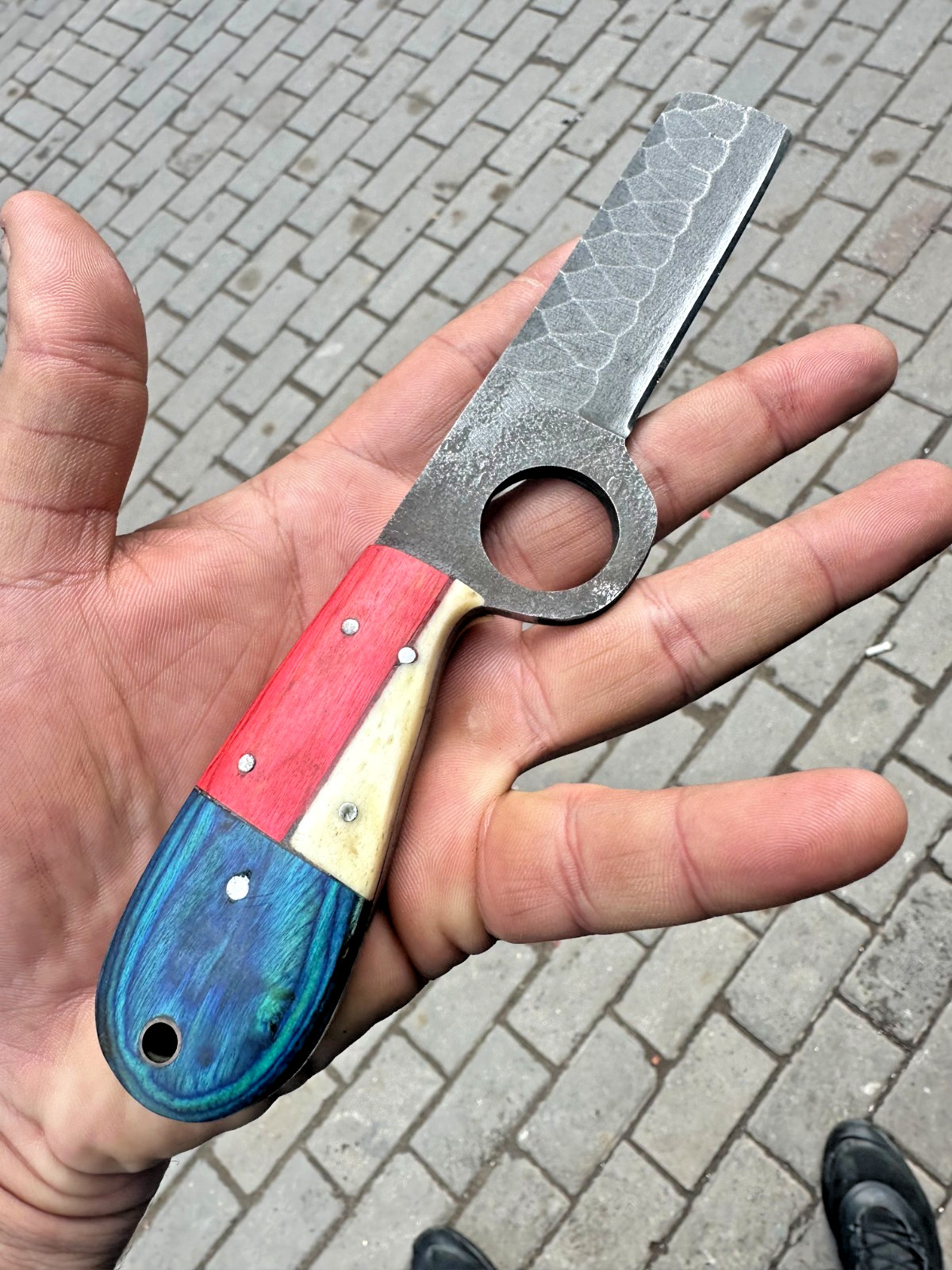 Custom Hand Made Forged High Carbon Steel Blade Bull Cutter Knife UU 44 2435